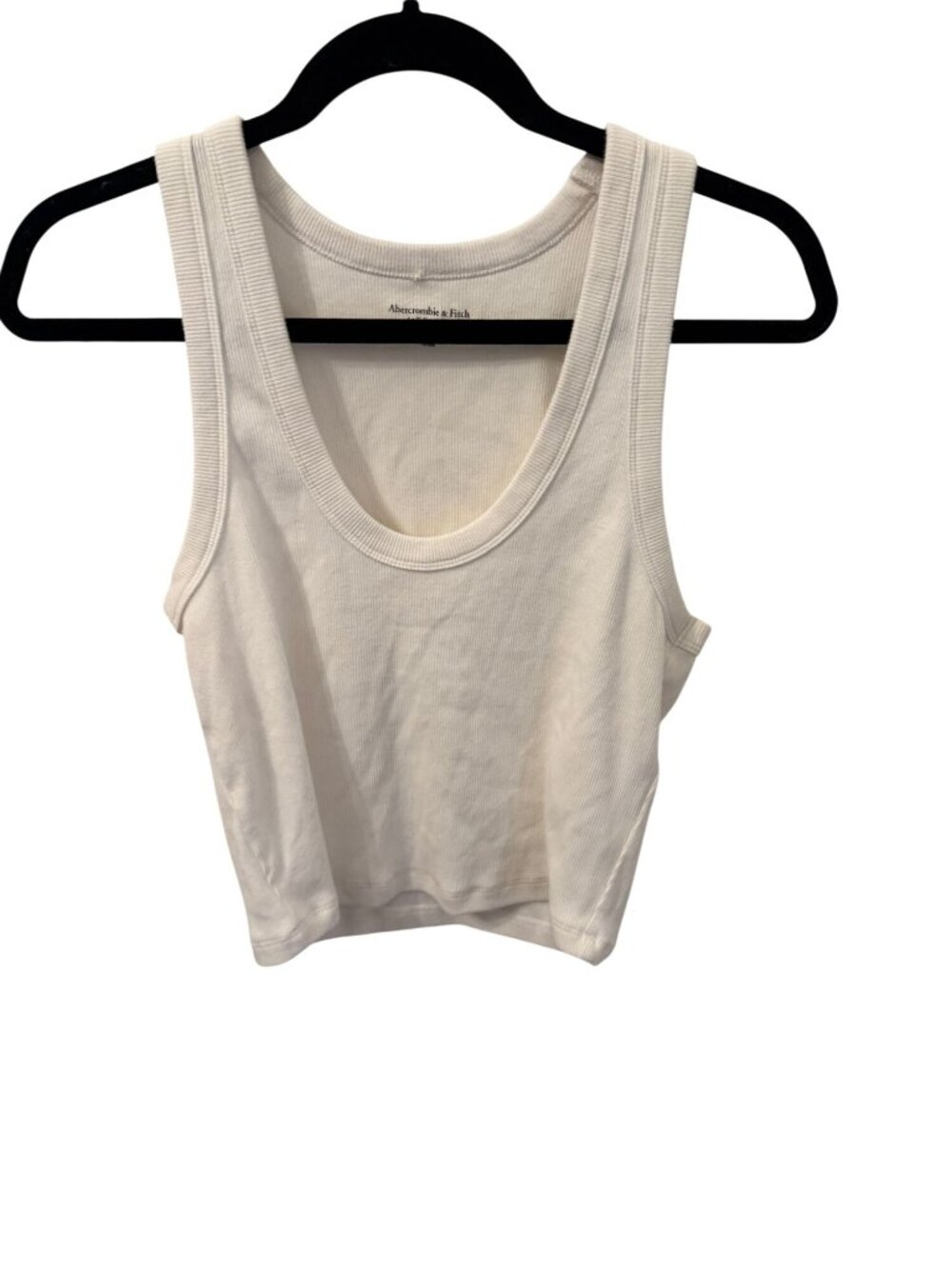 Abercrombie and Fitch women's white crop tank size large